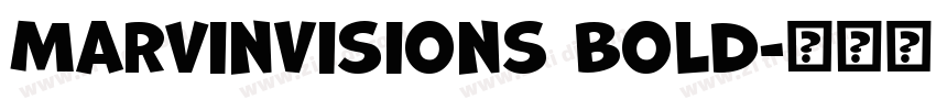 MarvinVisions Bold字体转换